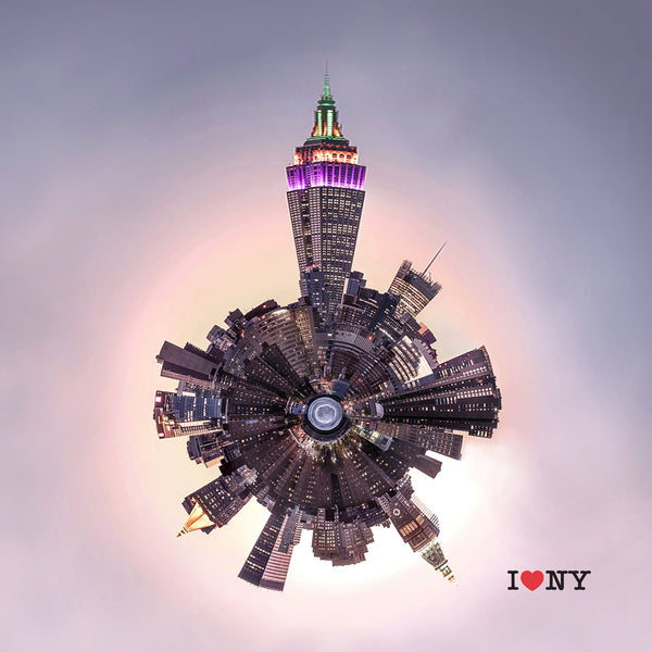 I♥NY | 006 Pastel Empire State Top - NYC Skyline