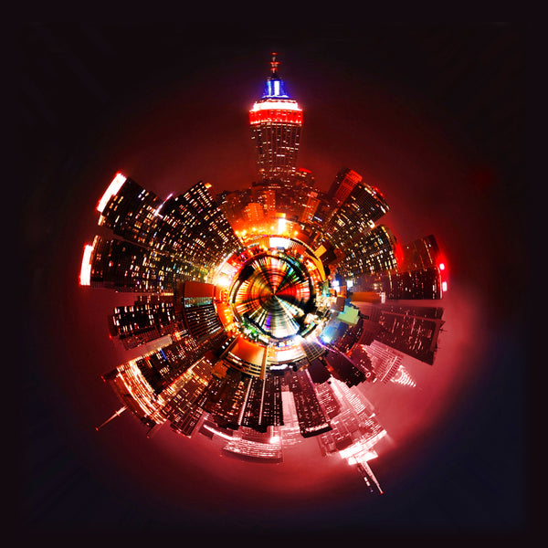 I♥NY | 008 Red-White-Blue Empire NY Cityscape